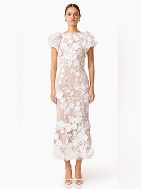 chinese dress ladies Laurel Teal Floral Embroidered Maxi Dress  Frock and Frill